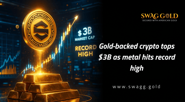 Gold-backed Crypto Tokens Top $3 Billion as Metal Hits All-Time High